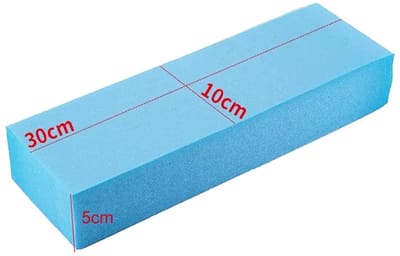 Schuimblokken - Modelleerblokken - Knutselprojecten - Veelzijdig rechthoekig - 30x10x5cm - Wit
