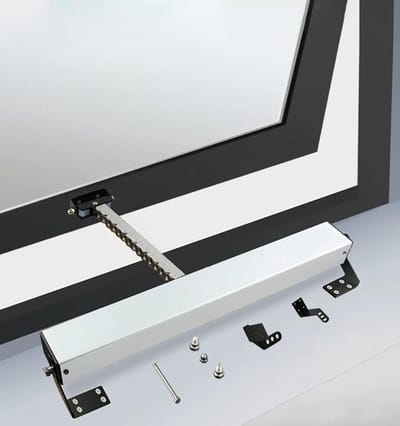 Automatische Raamopener - Elektrische Kettingaandrijving - Thuisventilatie Weerbescherming - Met Regen Windsensor - Tot 1000mm Slag - Metaal