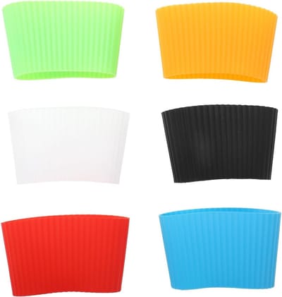 Isolerende Siliconen Deksel voor Glazen en Keramische Mokken, Antislip Warmtebescherming voor Heet en Koud Drank, Set van 3