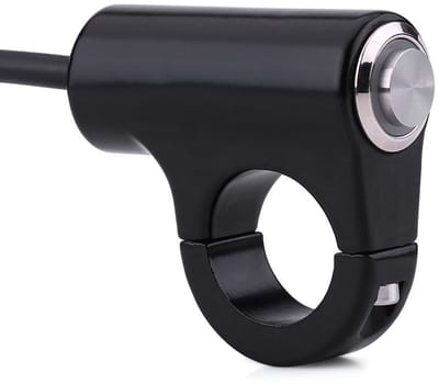 Dailygoody - 22mm Handlebar Switch - Motorfiets Schakelaar - Aluminium - Blauw - Startknop - Geschikt voor Hoorn en Verlichting - Model B