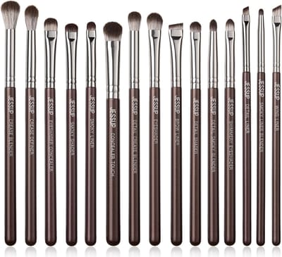 Professionele 15-delige Oogmake-upborstelset voor Perfecte Make-up