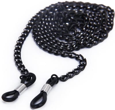 Eyezoo® - Brilketting – Zwart Brillenketting – Klassieke Schakel