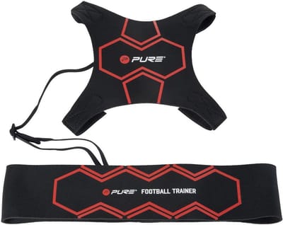 Voetbal Trainingstool Solo Schoot- en Pass Trainer - Verstelbaar Zwart/Rood