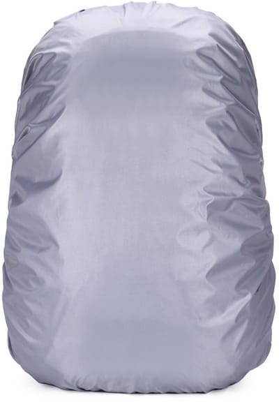 Rugzak Regenhoes Waterdicht - Reflecterende Strepen Rugtas Bescherming - Outdoor Wandelen Fietsen Regenbescherming - Zilver