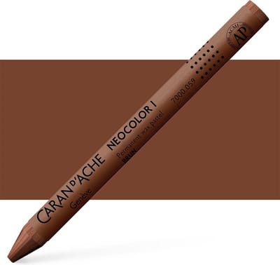 Caran d´Ache Neocolor I Permanente Waskrijt | Bruin (059)