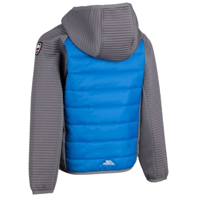 Trespass Roadie Hybride Jas voor kinderen (Blauw/Grijs)