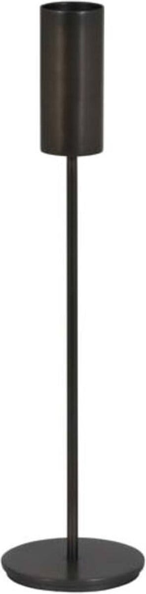 Kandelaar theelicht Ø10x40 cm BAYA lood antiek