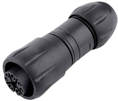binder 99 6490 000 05 Ronde connector Koppeling, recht Totaal aantal polen: 4 + PE 1 stuk(s)