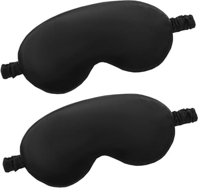 Verstelbaar Pluche Oogmasker voor Slaap, 2 Stuks, Ideaal voor Reizen, Naps en Ontspanning voor Iedereen