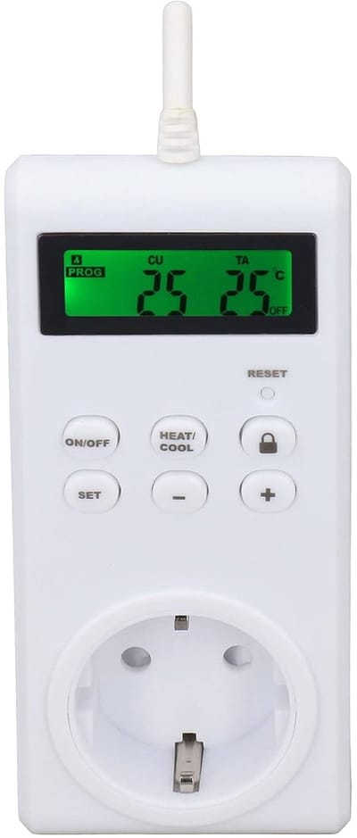 Thermostaat Uitgang - Temperatuurregelaar - Energie Besparen - Nauwkeurige Sensor - 230V - Wit