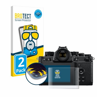 BROTECT - Screenprotector voor Nikon Z F - Folie Beschermfolie matte volledig dekking 2 Stuks
