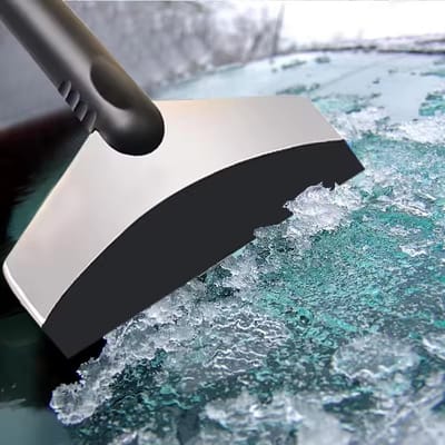 IJskrabber met IJsbreekfunctie - Schraper - Sneeuw en IJs Verwijderen - RVS - Sterk en Duurzaam - Ergonomisch