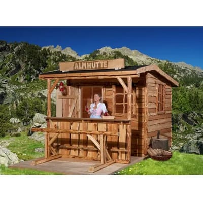 Weka Tuinhuis 820 - Onbehandeld - 242x174cm