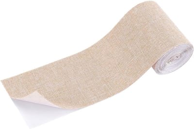 Zelfklevende Linnen Stof Patch 298x7.5cm - Herstel Tape voor Kleding, Jeans, Sofas en DIY Projecten
