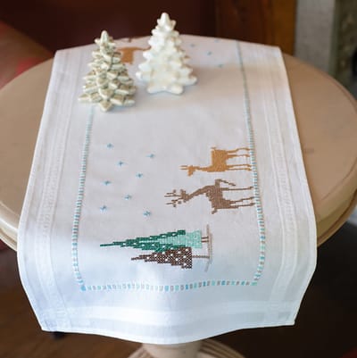 Vervaco - Loper kit - Kerst - Nordic Christmas - PN-0173665 - Borduren - Borduurpakket - Borduurpakket volwassenen - Borduurpakket kind
