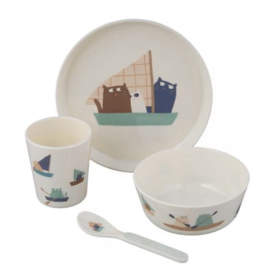 Kinder ontbijtset 5 dlg katten