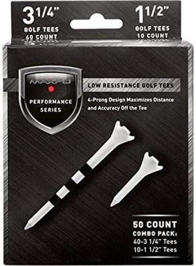 50 Stuks Golf Tees Set - Lage Weerstand Voor Maximale Afstand en Nauwkeurigheid