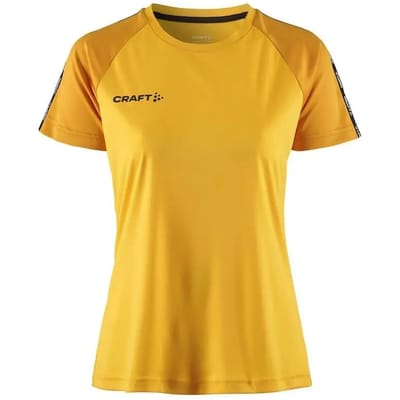 Craft Squad 2.0 T-Shirt Dames - Geel | Maat: S