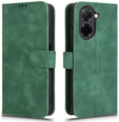 Coverup Hoesje - Geschikt voor Xiaomi Redmi A5 (171mm) Hoesje - Coverup Book Case - Groen