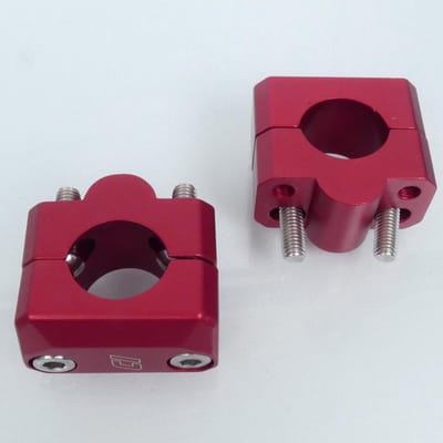 Pontet de guidon Doppler pour Moto Rieju 50 MRT EURO 5 V1 2021 +18 Ø22mm/28mm Neuf