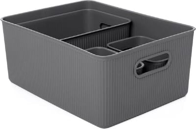 Tatay Baobab 15l+5l+2x1.5l Badkamer Organizer Grijs