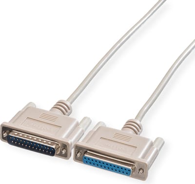 ROLINE RS232 kabel D25 M/F, 1,8 m