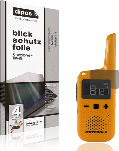 dipos – Matte Privacy Screenprotector geschikt voor Motorola Talkabout T72 | Anti-Spy Beschermfolie