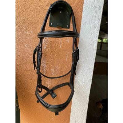 Snaffle hoofdstel met afneembare neusriem Cavaletti Soft