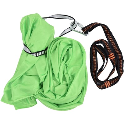 Luchtyoga Hangmat 1 X 2.8m Veilig Ademend Pijnverlichting Elastische Hangmat voor Kinderen voor Yoga groen