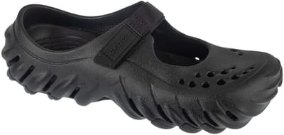 Crocs Echo Mary Jane W Clog, Vrouwen, Zwart, Slippers, maat: 38/39