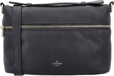 Charm London Washington Schoudertas - Handtas - Crossbody - Leer - Leren Dames Tas - Blauw