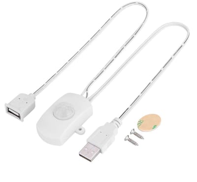 Dailygoody - Mini Infrarood Bewegingsmelder - Automatische Schakelaar - Wit - LED-strip Sensor - Geschikt voor Woningbouw - Veiligheid