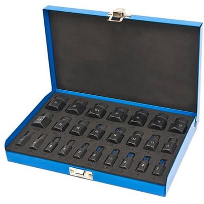 HBM multi-spline schroefextractorset 25-delig