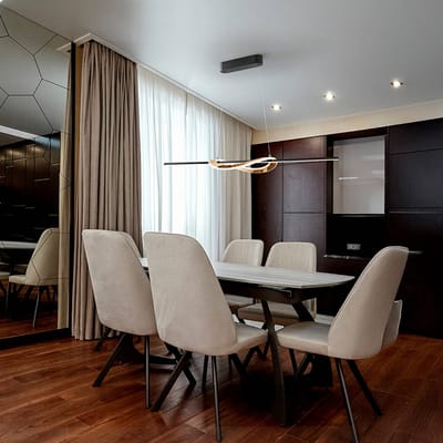 Schuller Valencia LED hanglamp Enora, zwart/goudkleurig, lengte 120 cm, CCT