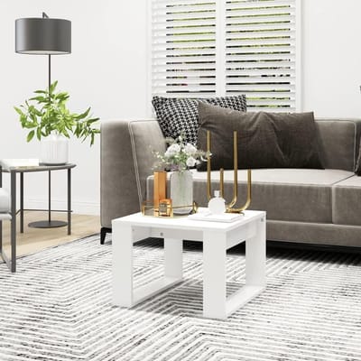 Salontafel Woonkamer - Moderne Tafel - Drankjes Binnen Handbereik - Stabiel Veilig Oppervlak - 50 x 50 x 35 cm