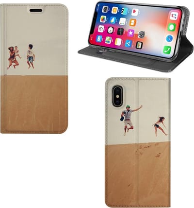 Apple iPhone Xs Max Stand Case Hoesje Maken met Foto's