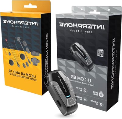 Motorfiets Intercom - Communicatie Systeem - Veilig Communiceren - Tot 1 Km Bereik - 15 Uur Batterij - Zwart