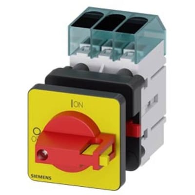 Lastscheidingsschakelaar Rood, Geel 3-polig 16 mm² 16 A 690 V/AC Siemens 3LD30500TK13