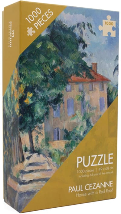Lanzfeld - Puzzel Volwassenen - 1000 Stukjes - Cézanne - Huis Met Een Rood Dak - Kunst