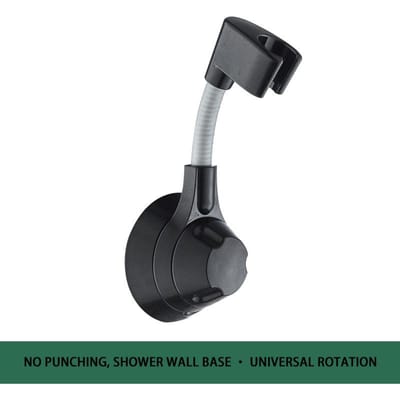 Support de pomme de douche à ventouse, Support de pomme de douche réglable, Support de douche à Rotation multi-angle sans poinçon