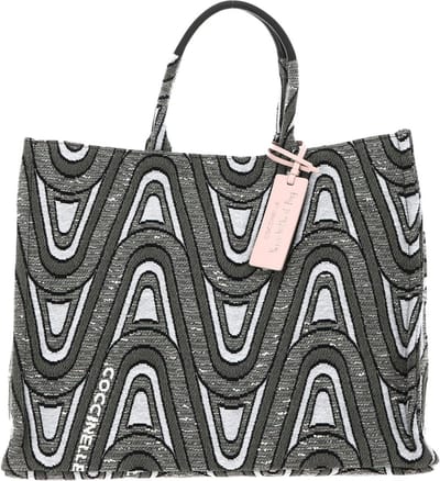 COCCINELLE Shopper Handtas Never Witout Bag J. Waves Handbag Mul. Loden / Bark Olijfgroen