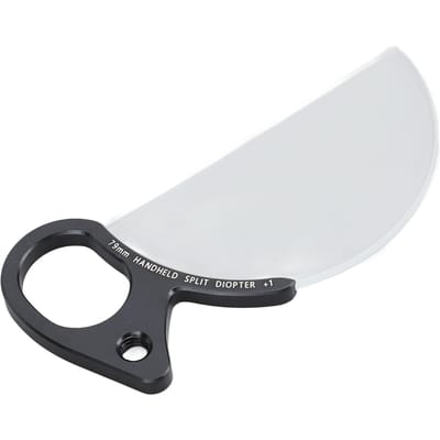 Handheld Split Diopter Filter 79mm Voorgrond +1 Blur Optisch Glas Waterdicht MRC Coating Speciaal white