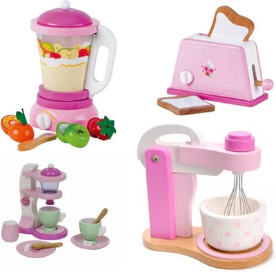 Mentari Keukenmachine set met mixer-blender-toaster en Koffiezetapparaat u krijgt 4 assorti geleverd