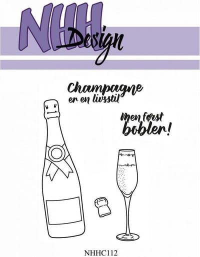 Nellie Snellen NHH Design Clear Stamp Champagne