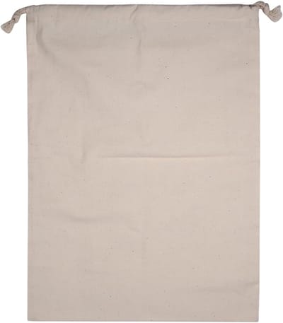 Herbruikbare Katoenen Trekkoordtassen voor Multifunctionele Opslag, Ideaal voor Thuis en Reizen (30 * 40cm)