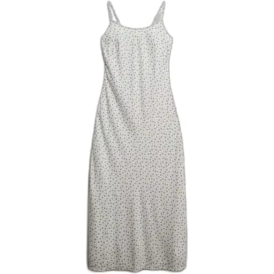 Superdry Printed Cami Maxi Lange Jurk Zonder Mouwen Wit XL Vrouw