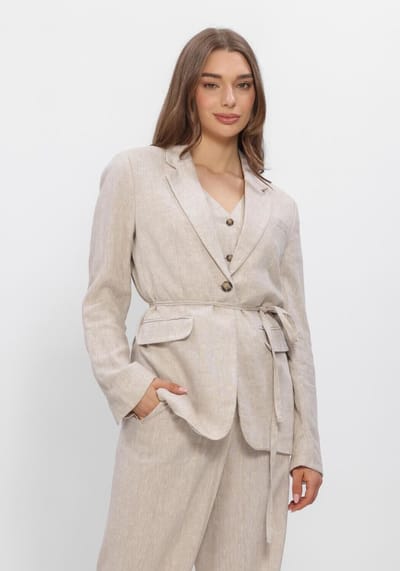 MSCH Copenhagen Mschviana Ginia Blazer Blazers Dames - Beige - Maat XL