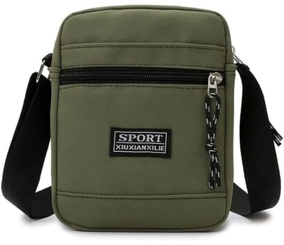 Livano Schoudertas - Dames - Heren - Crossbodytassen - Slingbag - Bag - Nektas - Nektasje - Messenger - Crossbody - Groen