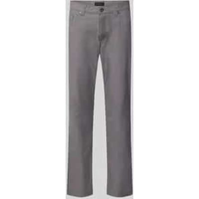 straight fit broek van katoenmix model 'Yarn'