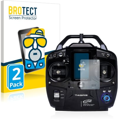 BROTECT - Screenprotector voor Futaba T4GRS - Folie Beschermfolie matte 2 Stuks